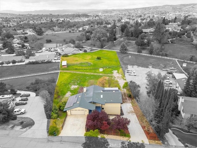 drone / aerial view