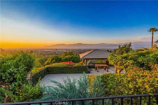 2333 N Coronet Ct, Covina, CA 91724 - view of property's community featuring a gazebo and a mountain view