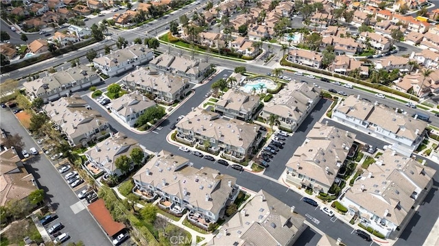 birds eye view of property featuring a residential view