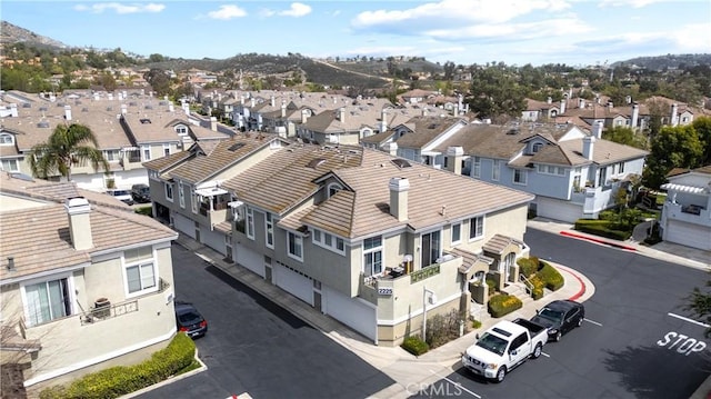 drone / aerial view featuring a residential view
