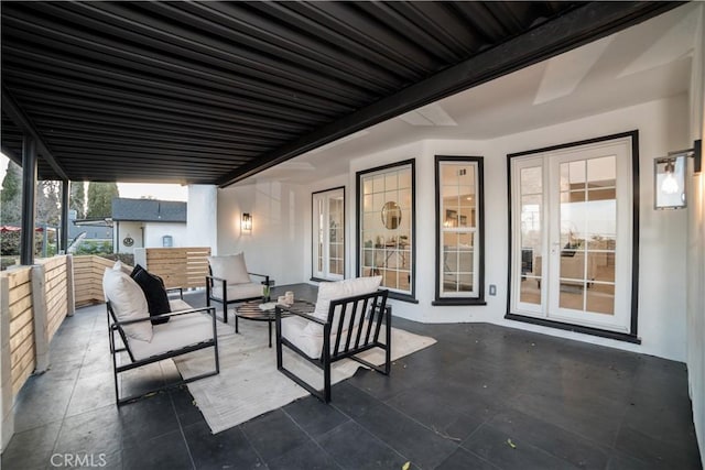 view of patio / terrace featuring outdoor lounge area