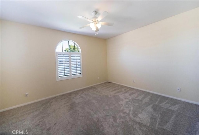 391 Camino Carta, San Marcos, CA 92078 - carpeted empty room featuring baseboards and a ceiling fan
