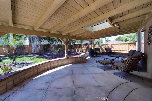 391 Camino Carta, San Marcos, CA 92078 - view of patio / terrace with a fenced backyard