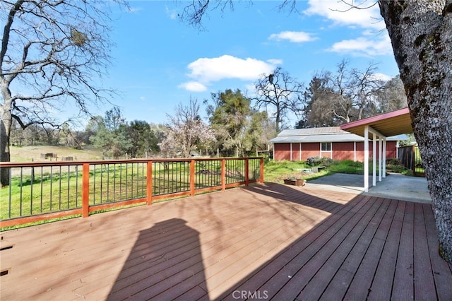 view of deck