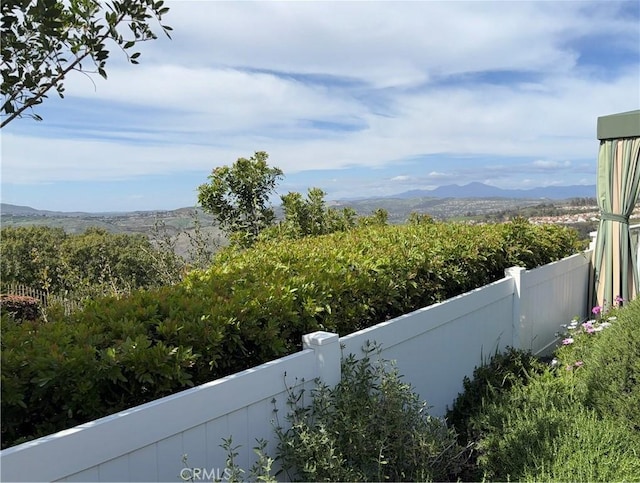view of mountain feature
