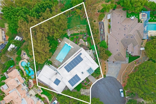 drone / aerial view