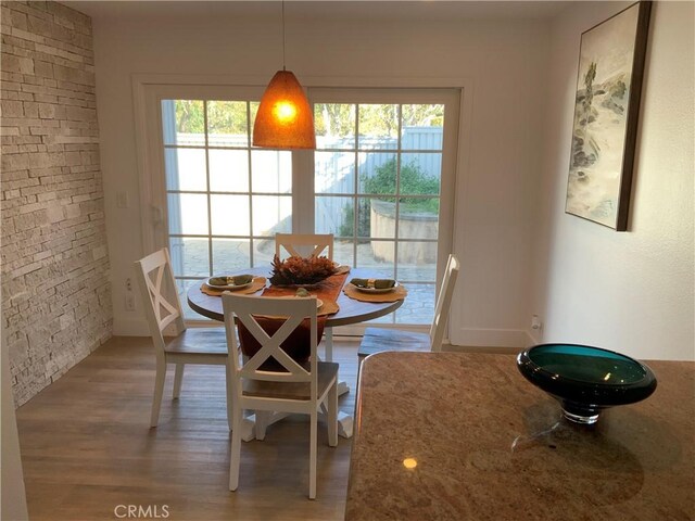 33922 Manta Ct, Dana Point, CA 92629 - dining room featuring wood finished floors