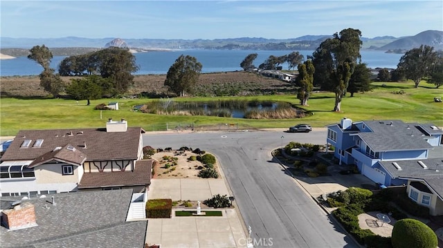 2117 Glenn St, Los Osos, CA 93402 - drone / aerial view of a water and mountain view