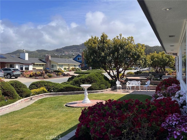 2117 Glenn St, Los Osos, CA 93402 - view of yard with visible vents, a mountain view, and a residential view