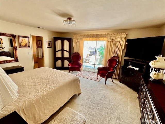 2117 Glenn St, Los Osos, CA 93402 - bedroom featuring access to outside and light carpet