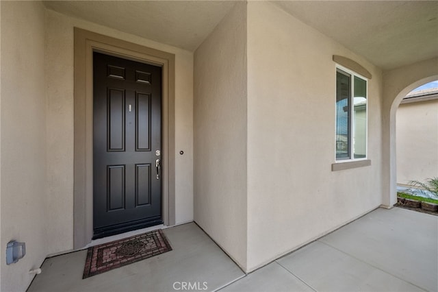 5053 Moon Eye Way, Hemet, CA 92545 - view of exterior entry featuring stucco siding