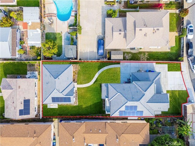 drone / aerial view