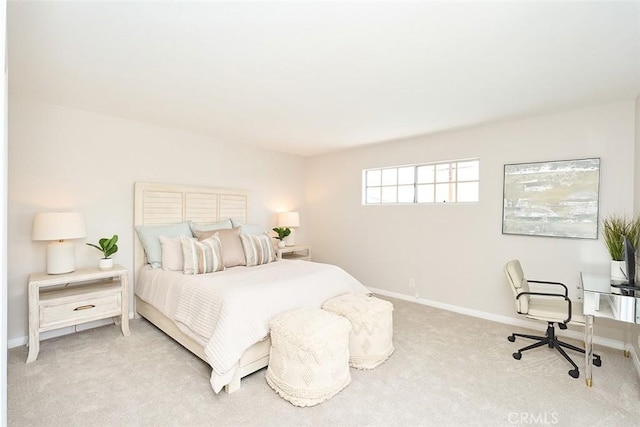 385 Park Ave, Long Beach, CA 90814 - bedroom with baseboards and light carpet