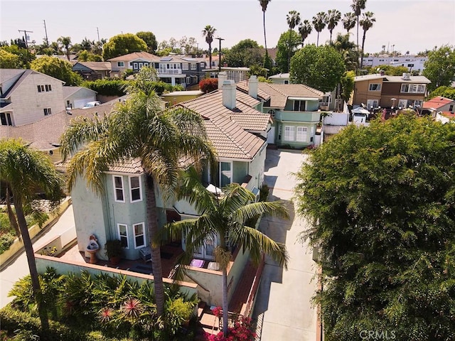 385 Park Ave, Long Beach, CA 90814 - birds eye view of property featuring a residential view