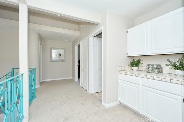 385 Park Ave, Long Beach, CA 90814 - hall with baseboards and light carpet