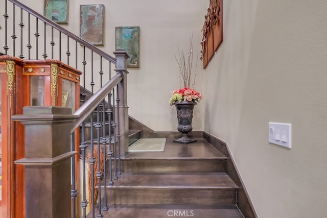 view of stairs