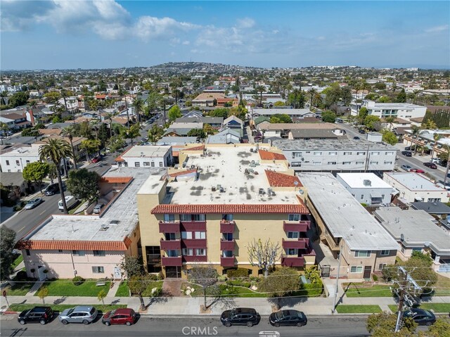aerial view featuring a residential view