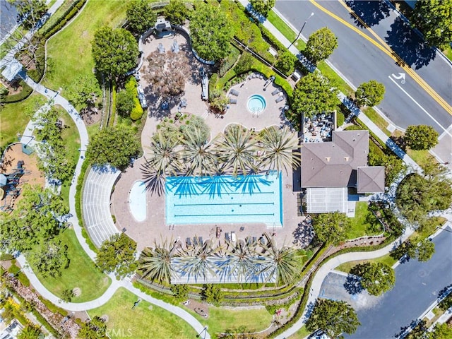 drone / aerial view