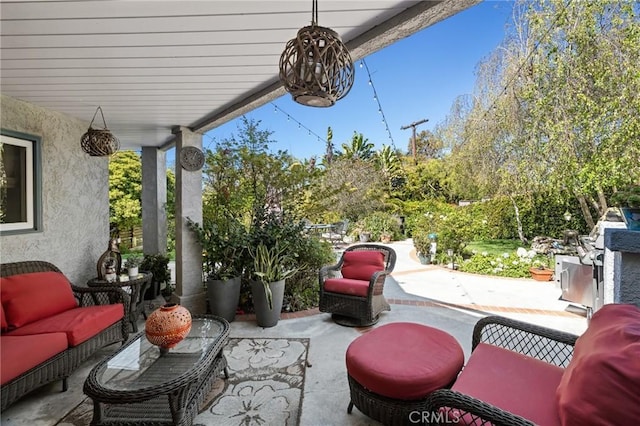 view of patio