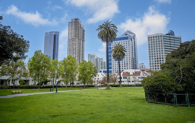 700 W E St Unit 2802, San Diego, CA 92101 - view of home's community featuring a view of skyline and a yard