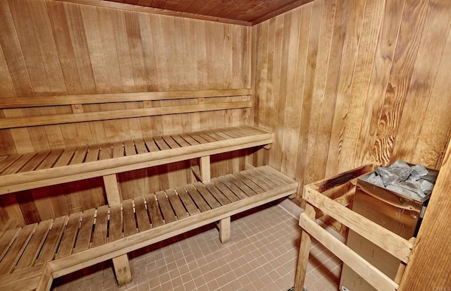 700 W E St Unit 2802, San Diego, CA 92101 - sauna with wood walls and wooden ceiling
