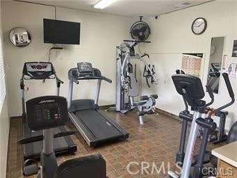 view of workout area