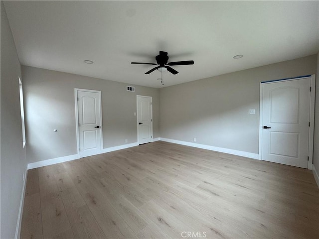 4609 Highgrove Ave, Torrance, CA 90505 - unfurnished bedroom featuring wood finished floors, baseboards, and ceiling fan