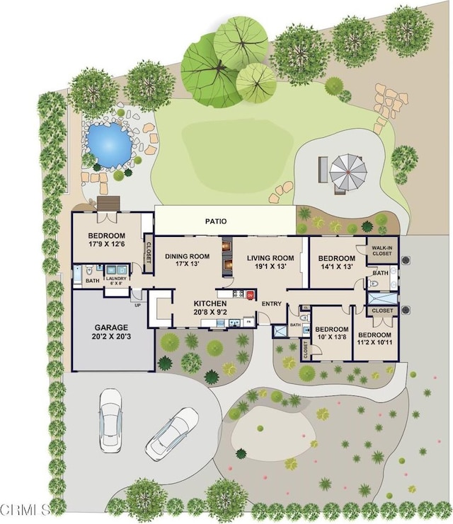 4402 El Camino Corto Ln, Canada Flintridge, CA 91011 - home floor plan