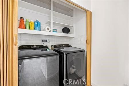 6927 Lindley Ave, Reseda, CA 91335 - washroom featuring washing machine and clothes dryer