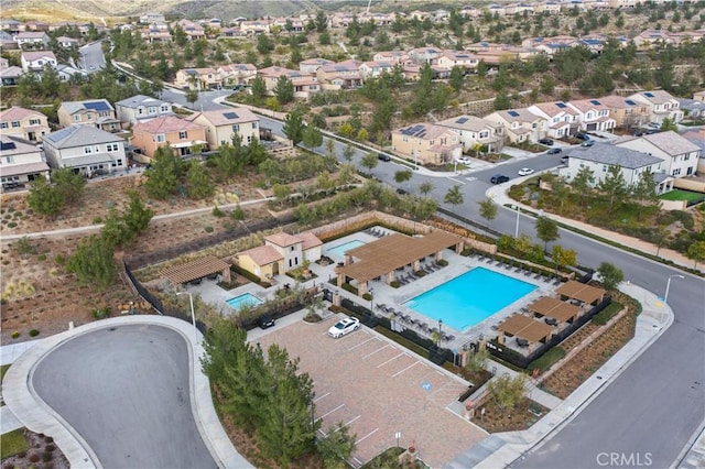 bird's eye view featuring a residential view