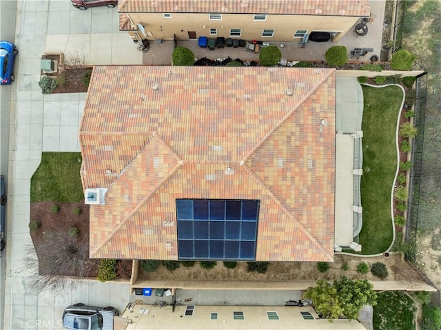 drone / aerial view