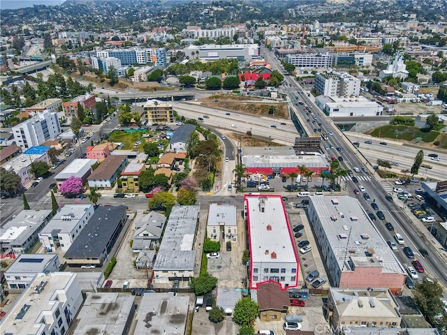 5510 Lexington Ave, Los Angeles, CA 90038 - aerial view featuring a city view