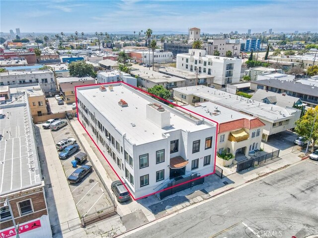 5510 Lexington Ave, Los Angeles, CA 90038 - drone / aerial view featuring a view of city
