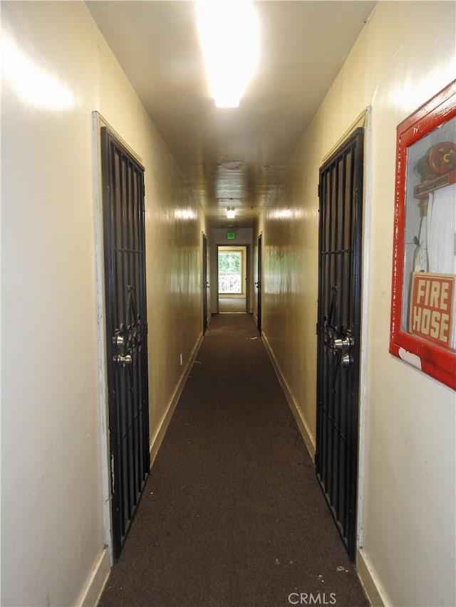 5617 La Mirada Ave, Los Angeles, CA 90038 - hallway with baseboards