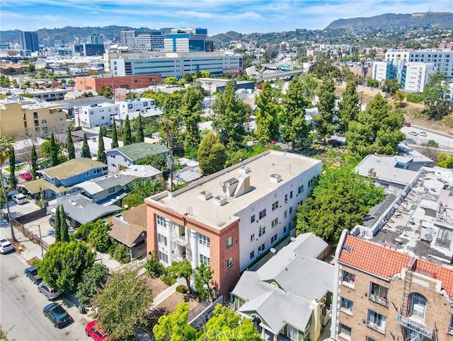 5617 La Mirada Ave, Los Angeles, CA 90038 - aerial view with a city view