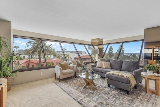 230 W Laurel St Unit 506, San Diego, CA 92101 - living area with carpet floors
