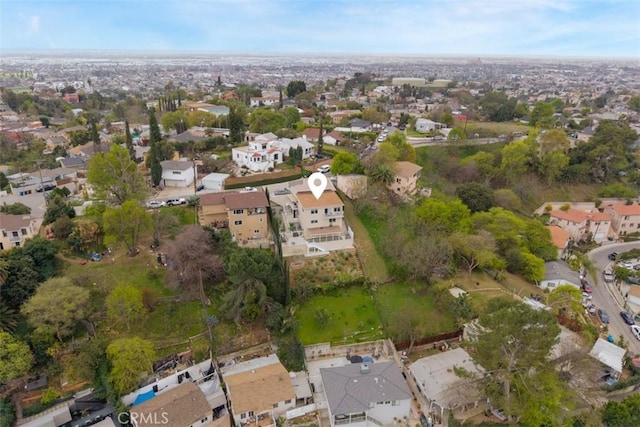 birds eye view of property featuring a residential view
