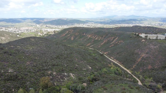 view of mountain feature