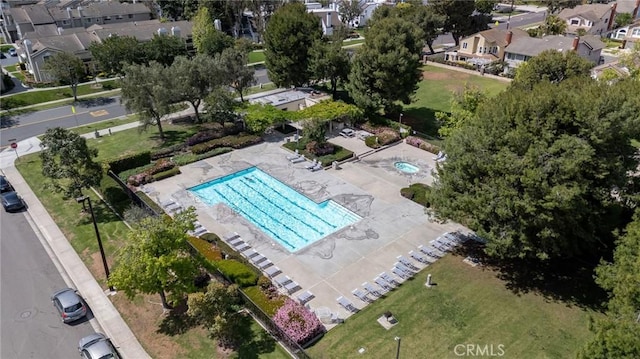 581 Springbrook N, Irvine, CA 92614 - drone / aerial view with a residential view