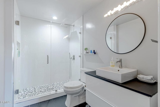 2920 Fairmount Ave, La Crescenta, CA 91214 - bathroom featuring vanity and a stall shower