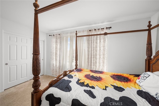 bedroom with carpet flooring
