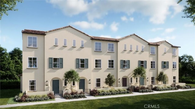22305 Sage Ct, Torrance, CA 90502 - view of front facade featuring a front lawn and stucco siding