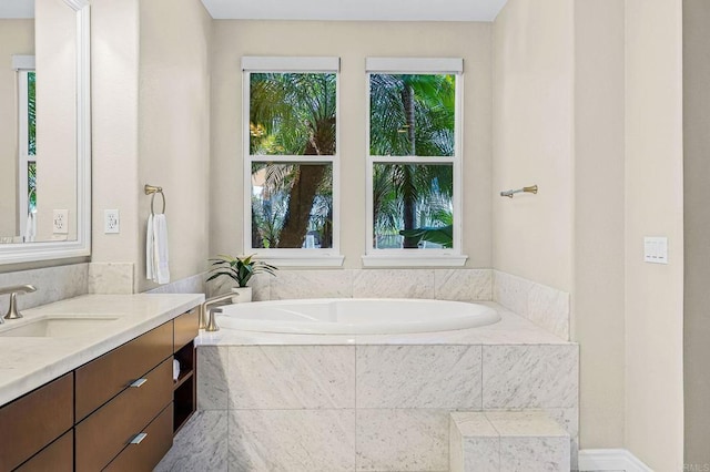 6497 Wayfinders Ct, Carlsbad, CA 92011 - full bath featuring vanity and a bath