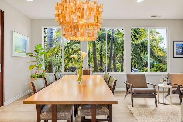 6497 Wayfinders Ct, Carlsbad, CA 92011 - dining area with light wood-type flooring and recessed lighting