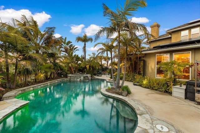 6497 Wayfinders Ct, Carlsbad, CA 92011 - view of pool featuring a pool with connected hot tub