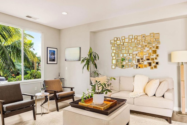6497 Wayfinders Ct, Carlsbad, CA 92011 - living room featuring light wood-style flooring and recessed lighting