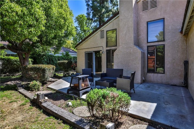 2003 Springcreek Cir, Upland, CA 91784 - view of patio with an outdoor hangout area