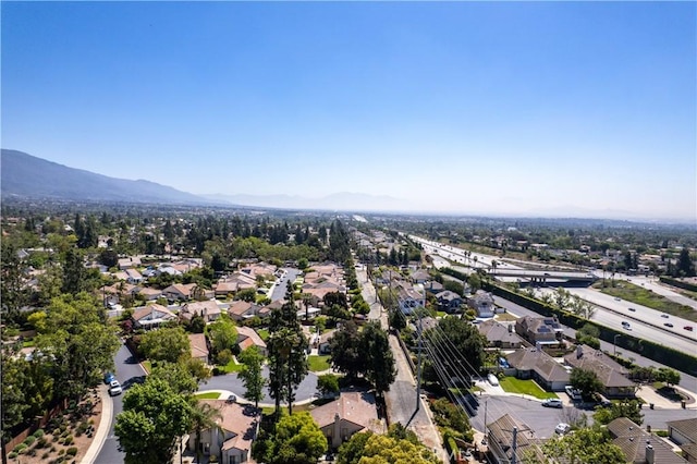 2003 Springcreek Cir, Upland, CA 91784 - aerial perspective of suburban area with a mountain backdrop