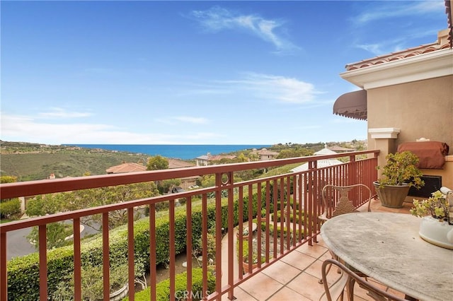 balcony with grilling area
