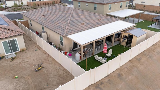 aerial view
